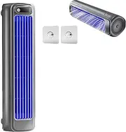 Sherum Cooling Ace Portable Air Conditioner, 3 Speeds Adjustable Sherum Cooling Ace, Usb Rechargeable Portable Tower Fan Air Conditioner, Rechargeable for Bedroom Office Home(Blue)