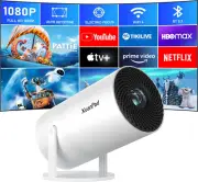 [Electric Focus] Mini Projector with Android System, Portable Projector with Wi