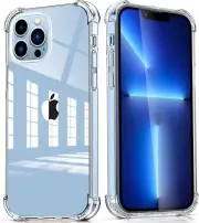 K.SHOP Crystal Clear Case for Apple iPhone 14 Pro Max, Flexible Silicone