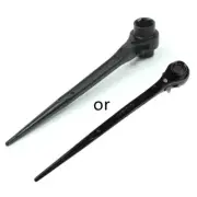 Scaffolding Podger Ratchet Spanner Site Ratcheting Socket Wrench Tool 19mm/22mm
