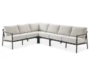 Sorrento Outdoor Extended L-Shape Sectional Sofa