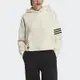 Adidas Hoodie [IB5921] 女 連帽上衣 帽T 運動 休閒 舒適 寬鬆 質感 柔軟 亞洲版 米