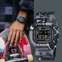 在飛比找momo購物網優惠-【CASIO 卡西歐】G-SHOCK 原創塗鴉藝術手錶 畢業