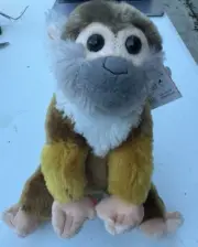 Wild Republic NWT Realistic Antuco Squirrel Monkey Plush Stuffed Animal