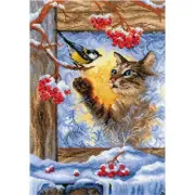 Cross-stitch kit Riolis Encounter To Window 2049