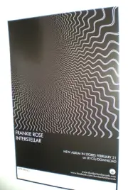 POSTER - FRANKIE ROSE interstellar Limited Edition band release album tour gig 1
