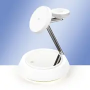 2 Multi Functions Wireless Charger With LED Ambient Light-White