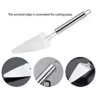 2Pcs Stainless Steel Multifunctional Triangular Pizza Cutter Shovel Spatula US