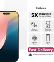 Screen Protector Bulk Lot wholesale fr iPhone 16Pro Max 15 Plus 11 14 13 XS 8 6