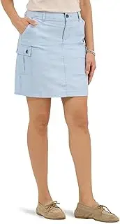 [Lee] Women's Plus Size Ultra Lux Comfort with Flex-to-go Cargo Skort