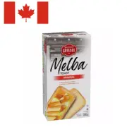 3x Grissol Melba Toast Original Plain Dry Breads 200g From Canada - Always FRESH