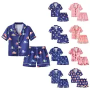 Kids Owl Clothes Kids Toddler Boy Girls Clothes Casual Cartoon Prints Short