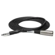 Hosa Balanced Interconnect Cable - 1/4 TRS to XLR Male - 10 Ft.
