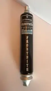 Cottonwood Frostbite India Black Ale Beer Tap Handle - New With Box
