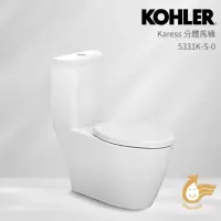 在飛比找momo購物網優惠-【KOHLER】Karess 虹吸式馬桶