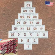 Christmas Tree Advent Calendar Cutting & Embossing Die - Lift The Flap Cards +