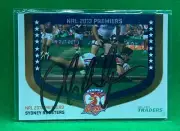 Signed Aidan Guerra Sydney Roosters Autograph on 2014 Traders NRL Card