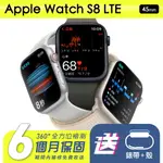 APPLE WATCH S8 45MM LTE 系列 鋁金屬殼 二手手錶 保固6個月 K3數位