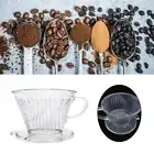 Brew Coffee Filter Kitchen Bar Supplies for Home, Office and Cafe Transparent