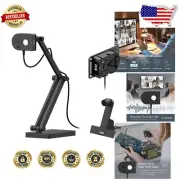 Versatile 4K USB Webcam with Built-in LED Light & AI Microphone for Streamers