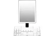 Homedics Radiance LED Beauty Mirror with Organiser