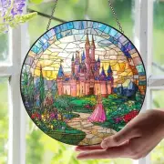 Princess Aurora Stained Glass Suncatcher, Magic Kingdom Suncatcher Decoration