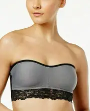 b.tempt'd by Wacoal b. Charming Sheer Lace Bandeau Bra 910232 Size L