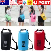 10L PVC Waterproof Dry Bag Sack Ocean Pack Floating Boating Kayaking Camping