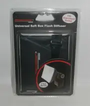 Precision Designs Camera Universal Soft Box Flash Diffuser Shoe Mount PD-SBFD