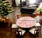 36" Pink Rose Quartz Stone Coffee Tabletop Classic Healing Crystal Christmas Dec