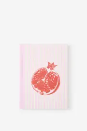 [Typo] Typo - A6 Riley Lined Notebook - Pink pomegranate SOLID PINK POMEGRANATE