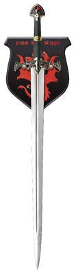VALYRIAN STEEL Game of Thrones Song Ice & Fire Blackfyre Sword Replica Cosplay