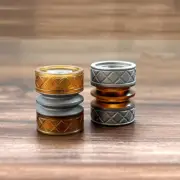 Titanium + Ultem PEI Knife Lanyard Bead Pendant Parachute Cord EDC Keychain