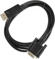 DIYEAH 1.8M to Vga Cable Gold Plated Converter for Desktop Monitor Projector and Laptop Reliable Displayport to Vga Connection Not Bidirectional Resolution