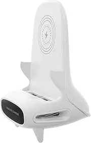 Chair Wireless Charging Mobile Phone Desk Charger Phone Desk Charging Dock Phone Charging Dock Phone Charging Stand Station Laptop Phone Mount Phone Charger Holder White