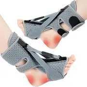 AFO Foot Drop Brace - Drop Foot Braces - Foot Drop Brace for Walking - AFO Brace - Drop Foot Brace for Walking - Ankle Foot Orthosis for Foot Drop - Foot Drop Orthosis,Grey