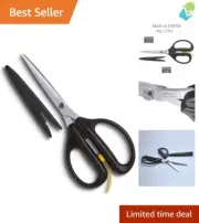 Professional Quality 7.2” Spring Scissors - Made in Japan for Craft Enthusiasts