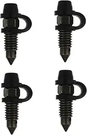 PLAFOPE Motorcycle Accessories 4 Sets Brake Master Cylinder Bleed Screw Bolt Bleeder Screw Motorcycle Exhaust Bolts Made of Steel Plastic