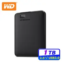 在飛比找PChome24h購物優惠-WD Elements 1TB 2.5吋行動硬碟(WDBUZ