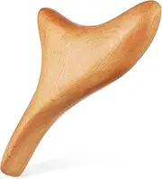Healeved Thai Wood Massager Tool Ergonomic Scraper for Foot Neck and Compact and Elegant Design for Convenient Massage Anytime