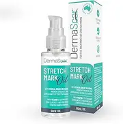 DermaScar Stretch Mark Oil - Stretch Marks Removal Oil - Scar and Stretch Marks Treatment for Men and Women - Stretch Marks Removal for Pregnancy - 60 ml