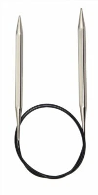 KnitPro 120 cm x 3.5 mm Nova Cubics Fixed Circular Needles, Shiny Brass