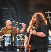 Percussionist Domingo 'Suny' Ortiz Bassist Dave Schools of Widespr- Old Photo