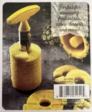 Gia’s Kitchen Pineapple Slicer Stainless Steel Includes Wedge Cutter