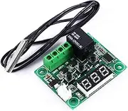 W1209 Temperature Control Switch, Micro Digital Display Thermostat Module with Sensor, Resists Wear Tear Thermostat Switch for Residential