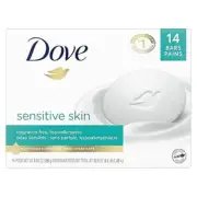 14-Bars Dove Beauty Bar More Moisturizing Than Bar Soap for Softer Skin 3.75oz