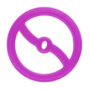Bionic Toss-N-Tug Interactive Dog Toy - Purple