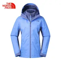在飛比找蝦皮購物優惠-「二手」The North Face北面女款藍色防水透氣保暖