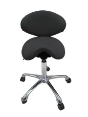 Lash Salon Chair Saddle 1026 Hydraulic Hairdressing Leather PU Black