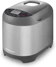 Elite Gourmet Automatic 2 lb Stainless Steel Bread Maker & Jam Maker